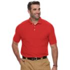 Big & Tall Croft & Barrow&reg; Classic-fit Easy-care Performance Pique Polo, Men's, Size: 3xl Tall, Drk Orange