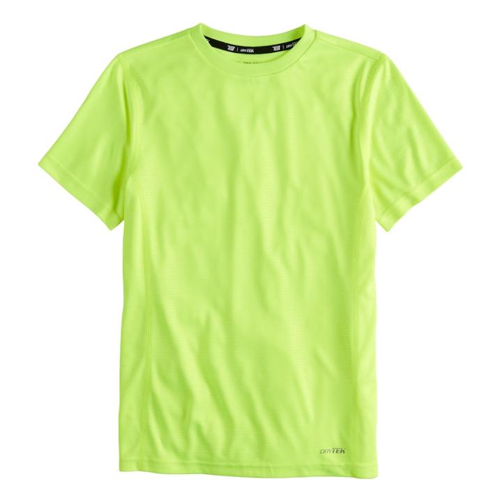 Boys 8-20 Tek Gear&reg; Embossed Tee, Size: Xl(18/20), Brt Yellow