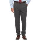 Men's Chaps Classic-fit Performance Pleated Dress Pants, Size: 38x32, Grey