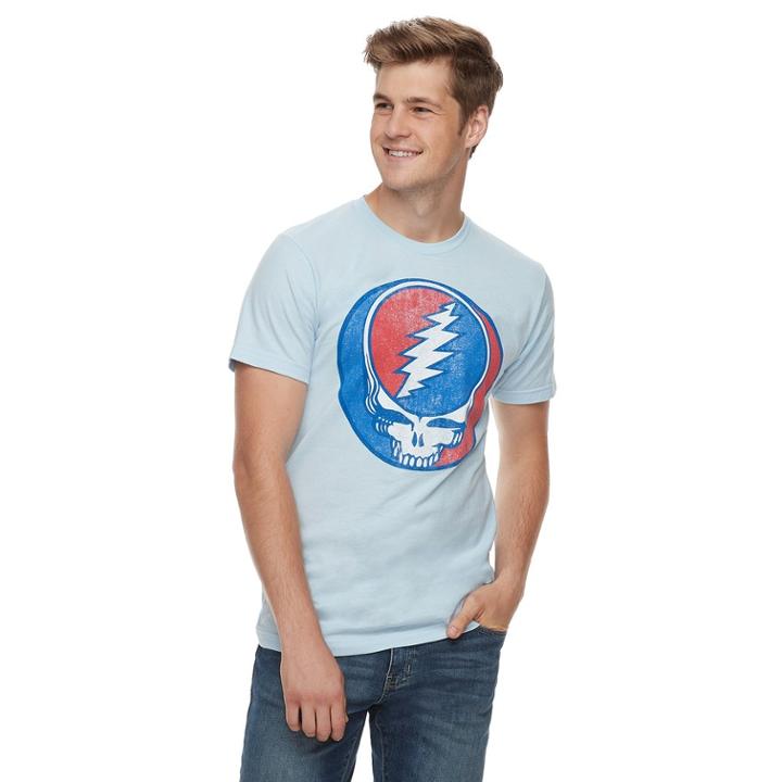 Men's Grateful Dead Tee, Size: Xxl, Light Blue