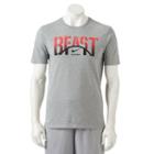 Men's Nike Beast Tee, Size: Large, Grey Other