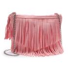 Girls 4-16 Elli By Capelli Faux-suede Fringe Crossbody Purse, Pink