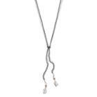 Simply Vera Vera Wang Long Double Strand Knotted Necklace, Women's, Light Pink