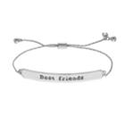 Best Friends Adjustable Bracelet, Women's, Silver