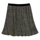Girls 7-16 Maddie Sparkle Pleated Skirt, Size: Xl, Gold