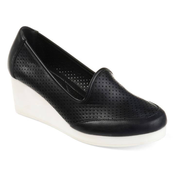 Journee Collection Safire Women's Wedges, Size: 10, Black