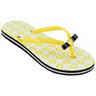 Women's Wichita State Shockers Bow Flip-flops, Size: Small, Yellow