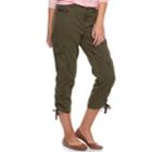 Women's Sonoma Goods For Life&trade; Drawstring Capris, Size: 12, Green