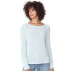 Women's Chaps Solid Boatneck Sweater, Size: Large, Blue