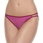 Vanity Fair Illumination String Bikini Panty 18108, Women's, Size: 5, Purple