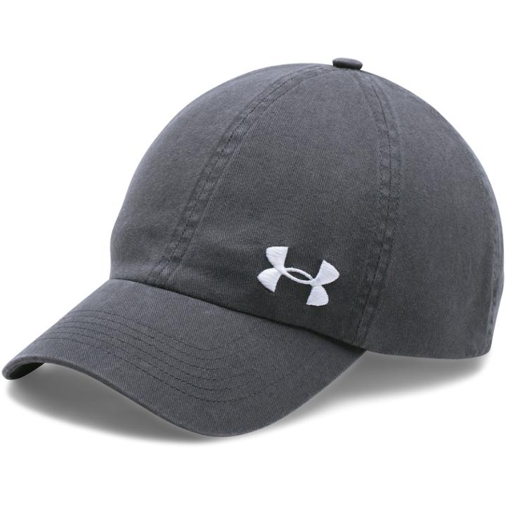 Women's Under Armour Washed Adjustable Baseball Cap, Grey