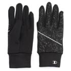 Women's Champion Patterned Gloves, Size: S-m, Black