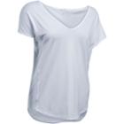 Women's Under Armour Studio Tee, Size: Large, White