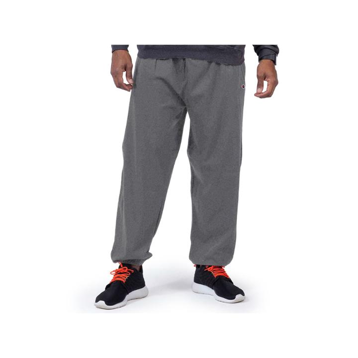Big & Tall Champion Fleece Pants, Men's, Size: 4xl Tall, Grey Other