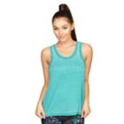 Women's Colosseum Calico Open Back Tank, Size: Xl, Green