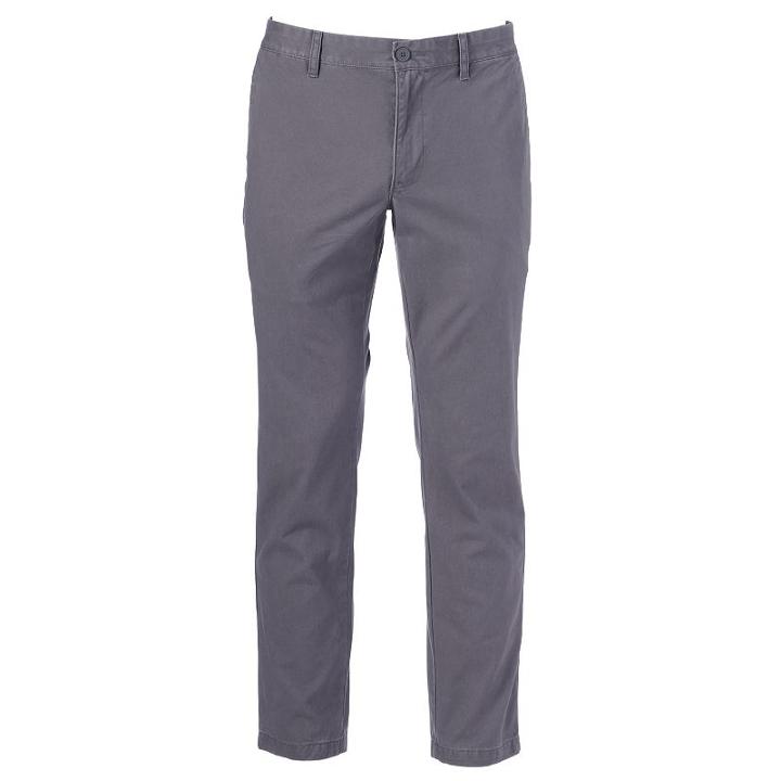 Men's Sonoma Goods For Life&trade; Slim-fit Flat-front Pants, Size: 38x29, Grey