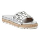 So&reg; Pompane Women's Slide Sandals, Size: 10, Silver