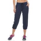 Women's Tek Gear&reg; Zipper Pocket Capris, Size: Small, Dark Blue