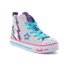 Skechers Twinkle Toes Twinkle Lite Lightning Sparks Girls' Light Up Sneakers, Size: 1, Yellow