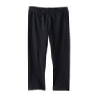 Girls 7-16 & Plus Size So&reg; Patterned Capri Leggings, Girl's, Size: 16 1/2, Black