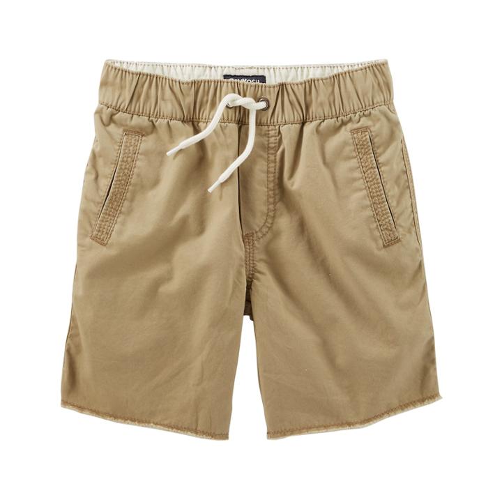 Boys 4-12 Oshkosh B'gosh&reg; Solid Pull-on Shorts, Size: 10, Brown