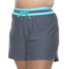 Plus Size Free Country Swim Shorts, Women's, Size: 3xl, Grey Other