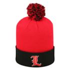 Adult Top Of The World Louisville Cardinals Pom Knit Hat, Men's, Med Red