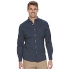 Men's Sonoma Goods For Life&trade; Modern-fit Poplin Button-down Shirt, Size: Large, Dark Blue