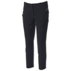 Candie's, Juniors' &reg; Marilyn Buckle Accent Ankle Pants, Girl's, Size: 3, Black