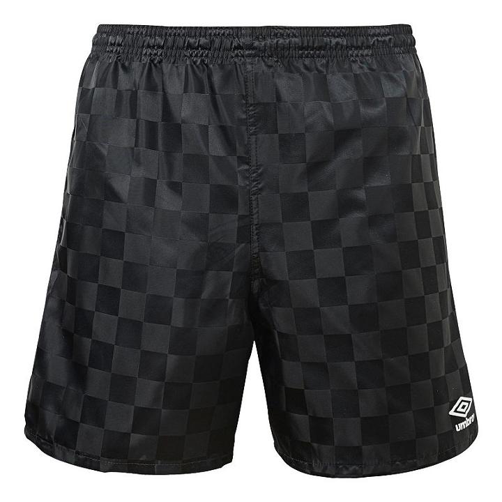 Men's Umbro Checkerboard Shorts, Size: Large, Black