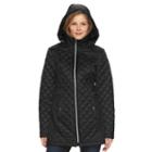 Women's Braetan Hooded Quilted Jacket, Size: Xl, Black