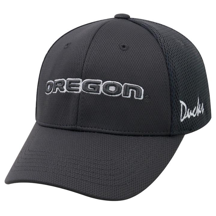 Adult Top Of The World Oregon Ducks Fairway One-fit Cap, Men's, Grey (charcoal)