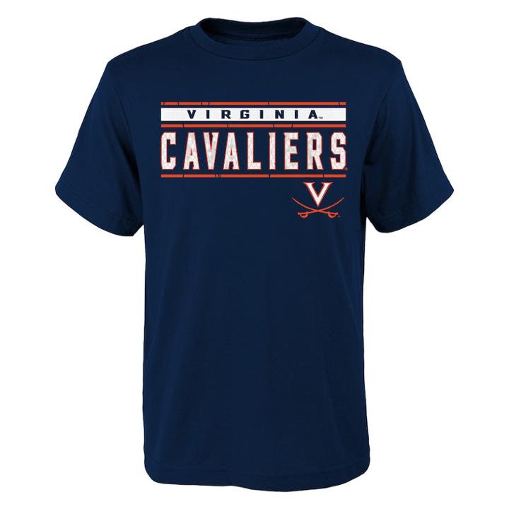 Boys' 4-18 Virginia Cavaliers Regeneration Tee, Size: 8-10, Dark Blue