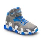 Stride Rite Leepz 2.0 Boys' Light-up High Top Sneakers, Size: 13, Grey
