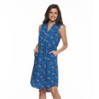 Women's Apt. 9&reg; Zipper Accent Shirtdress, Size: Xl, Dark Blue