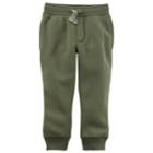 Boys 4-8 Carter's Fleece Pull On Jogger Pants, Size: 6, Green Oth