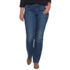Plus Size Sonoma Goods For Life&trade; Curvy Fit Bootcut Jeans, Women's, Size: 24 W, Med Blue
