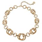 Dana Buchman Mesh Circle Link Necklace, Women's, Gold