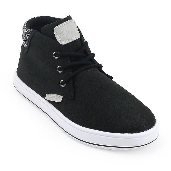 Unionbay Fern Boys' High Top Sneakers, Boy's, Size: 4, Black