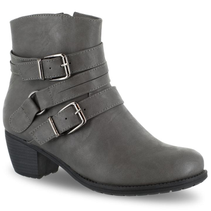 Easy Street Coby Women's Ankle Boots, Size: Medium (9), Grey