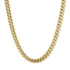Lynx Yellow Ion-plated Stainless Steel Foxtail Chain Necklace - 20-in, Men's, Size: 20