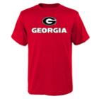 Boys 4-18 Georgia Bulldogs Primary Logo Tee, Size: 12-14, Red