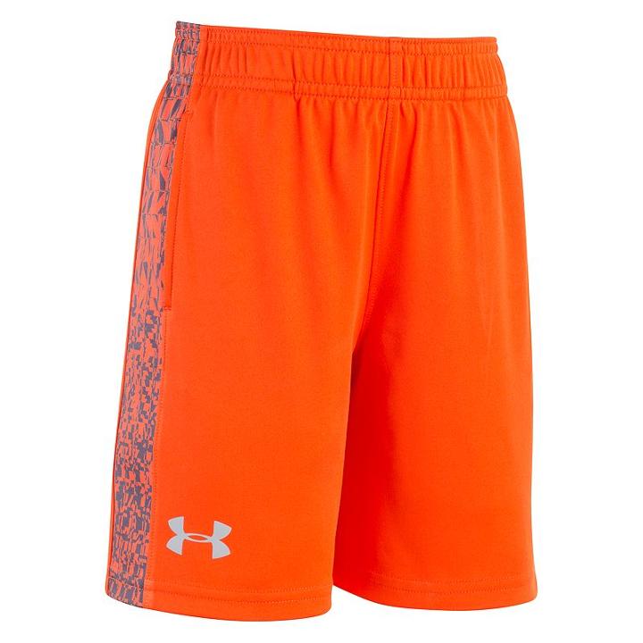 Boys 4-7 Under Armour Code Printed Shorts, Boy's, Size: 6, Orange Oth
