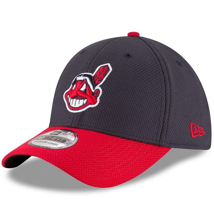 Adult New Era Cleveland Indians Diamond Era 39thirty Stretch-fit Cap, Men's, Size: S/m, Multicolor