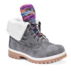Muk Luks Megan Women's Water Resistant Winter Boots, Size: 6, Grey (charcoal)