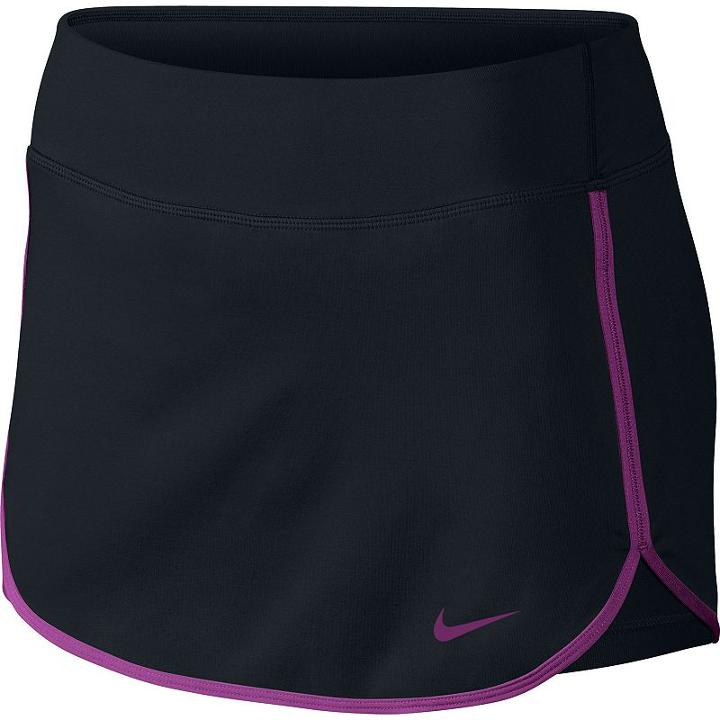 Women's Nike Dri-fit Straight Court Tennis Skort, Size: Xl, Grey (charcoal)