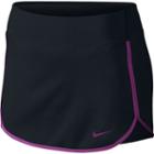 Women's Nike Dri-fit Straight Court Tennis Skort, Size: Xl, Grey (charcoal)