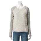 Women's Sonoma Goods For Life&trade; French Terry Crewneck Sweatshirt, Size: Medium, Med Grey