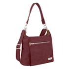 Travelon Anti-theft Heritage Rfid-blocking Hobo Bag, Women's, Dark Red