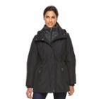 Women's Seb Hooded Anorak Jacket, Size: Medium, Black